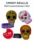 CANDY SKULLS MEHRZWECKDOSEN SET