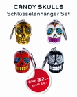 CANDY SKULLS SCHL�SSELANH�NGER SET