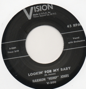 HARMON HUMP JONES - Lookin' For My Baby