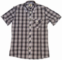 LOFTY BRAUN SCHWARZ HEMD ENCORE