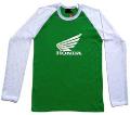 Honda Long Sleeve - gr�n/weiss - shirt
