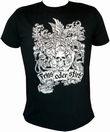 SHIRT - FRISS ODER STIRB - SCHWARZ