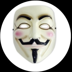 V wie Vendetta Maske - Anonymous - Guy Fawkes - Klicken fr grssere Ansicht