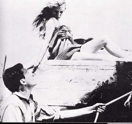 Brigitte Bardot - auf dem Dach
