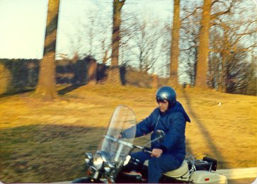 Elvis Presley - auf Motorrad