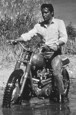 Elvis Presley - mit Motorbike