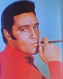 Elvis Presley - mit Zigarre