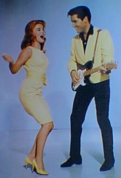 Elvis Presley - With Guitar, Girl dancing