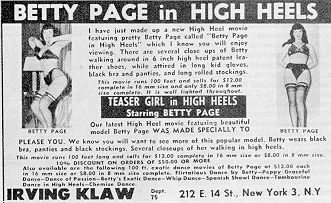 Bettie Page - High Heels