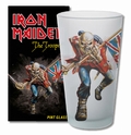 PINT GLAS IRON MAIDEN TROOPER - FROSTED