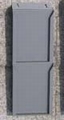 Postkartenst�nder - hoch - grau - zwei F�cher