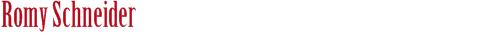 Romy Schneider