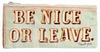 FEDERM�PPCHEN BE NICE OR LEAVE