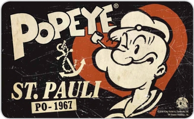 FR�HST�CKSBRETTCHEN - POPEYE ST. PAULI auf einer Bad Ragaz Wunschliste / Geschenkidee
