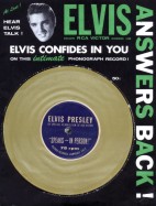 ELVIS PRESLEY - Elvis Answers Back! Elvis Confides in you