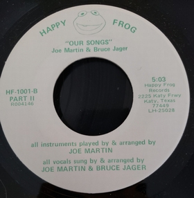 JOE MARTIN AND BRUCE JAGER - Our Songs