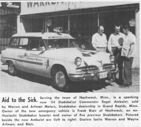 1954 STUDEBAKER AMBULET