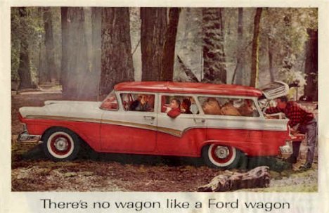 1957 FORD COUNTRY SEDAN AD