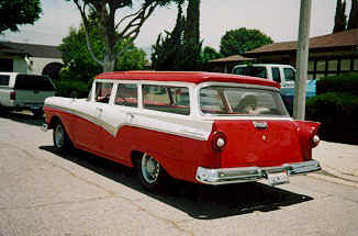 1957 FORD COUNTRY SEDAN REAR