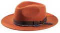 FEDORA WOLLE WAXED RIBBON - ORANGE