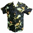 ORIGINAL HAWAIIHEMD - BAMBOO PARADISE - SCHWARZ - PARADISE FOUND