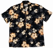 ORIGINAL HAWAIIHEMD - HIBISCUS GARDEN - SCHWARZ - PARADISE FOUND