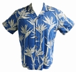 ORIGINAL HAWAIIHEMD - PAREAU PARADISE - BLAU - PARADISE FOUND