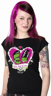 FAITH, HOPE AND LOVE GIRL SHIRT auf einer Aegerten Wunschliste / Geschenkidee