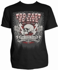 Too Fast To Live schwarz - Steady Clothing T-Shirt Modell: RS10206