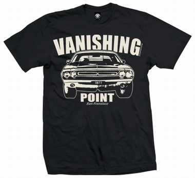 VANISHING POINT 1971 - MEN SHIRT SCHWARZ