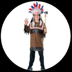 Indianer H�uptling Kinder Kost�m - Klicken f�r gr�ssere Ansicht