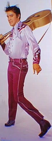 Elvis Presley - Gitarre auf R�cken