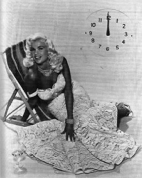 Jayne Mansfield - Liegestuhl