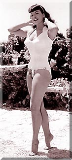 Bettie Page - auf Zehenspitzen