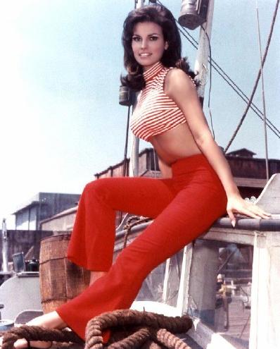 Raquel Welch - auf dem Boot
