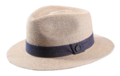 FEDORA TRAVELER HANF SOFT MIT GIMPE - VANILLE