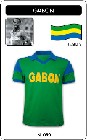 Gabun Retro Trikot