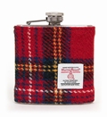 Harris Tweed 6oz Hip Flask - Royal Stewart