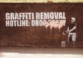 Banksy Poster Graffity Removal Hotline