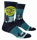 Dragons  And Wizards And Shit - Mnnersocken Blue Q