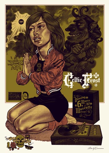 Michel Casarramona Celtic Frost Plakat