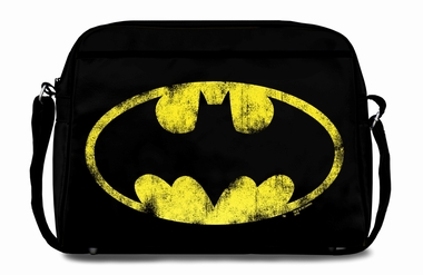 LOGOSHIRT - BATMAN TASCHE STREET BAG - SCHWARZ - FAKE LEATHER auf einer Wien Wunschliste / Geschenkidee