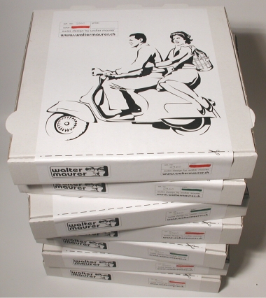 Verpackung geschlossen